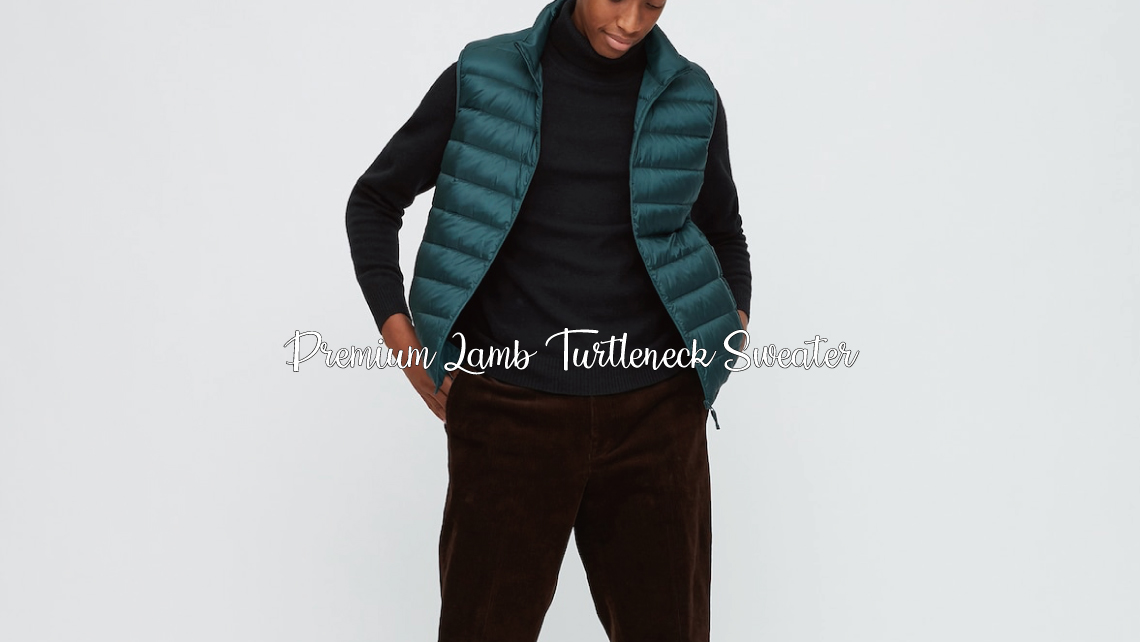  Premium Lamb Turtleneck Sweater