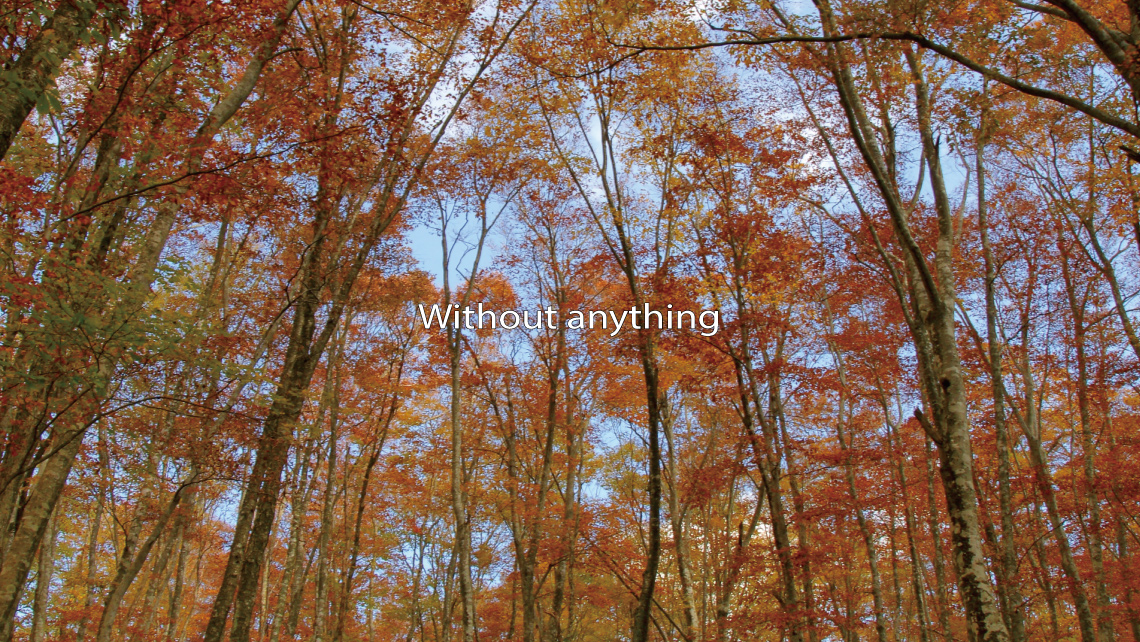 Without anything