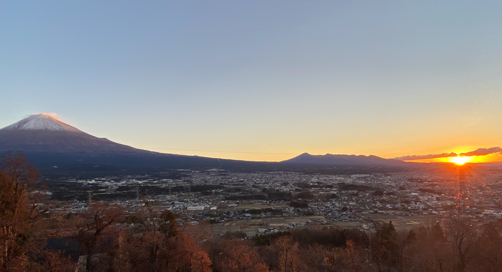 富士山　初日の出　2021